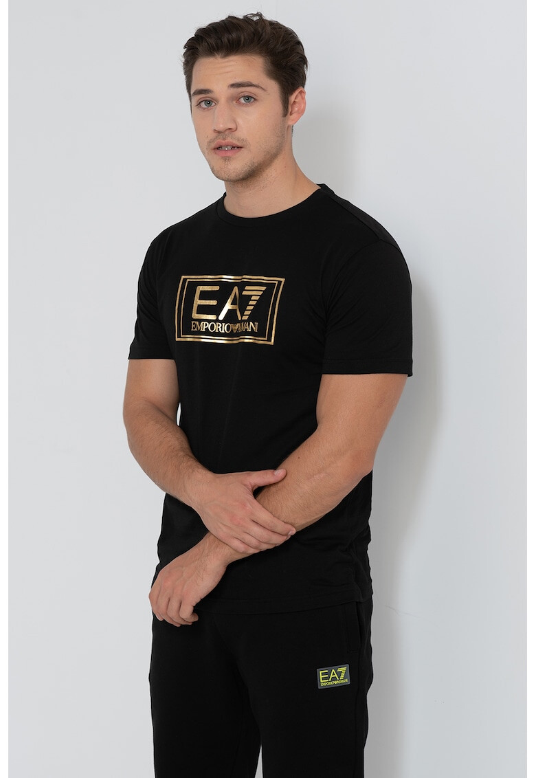 EA7 Тениска с лого a - Pepit.bg
