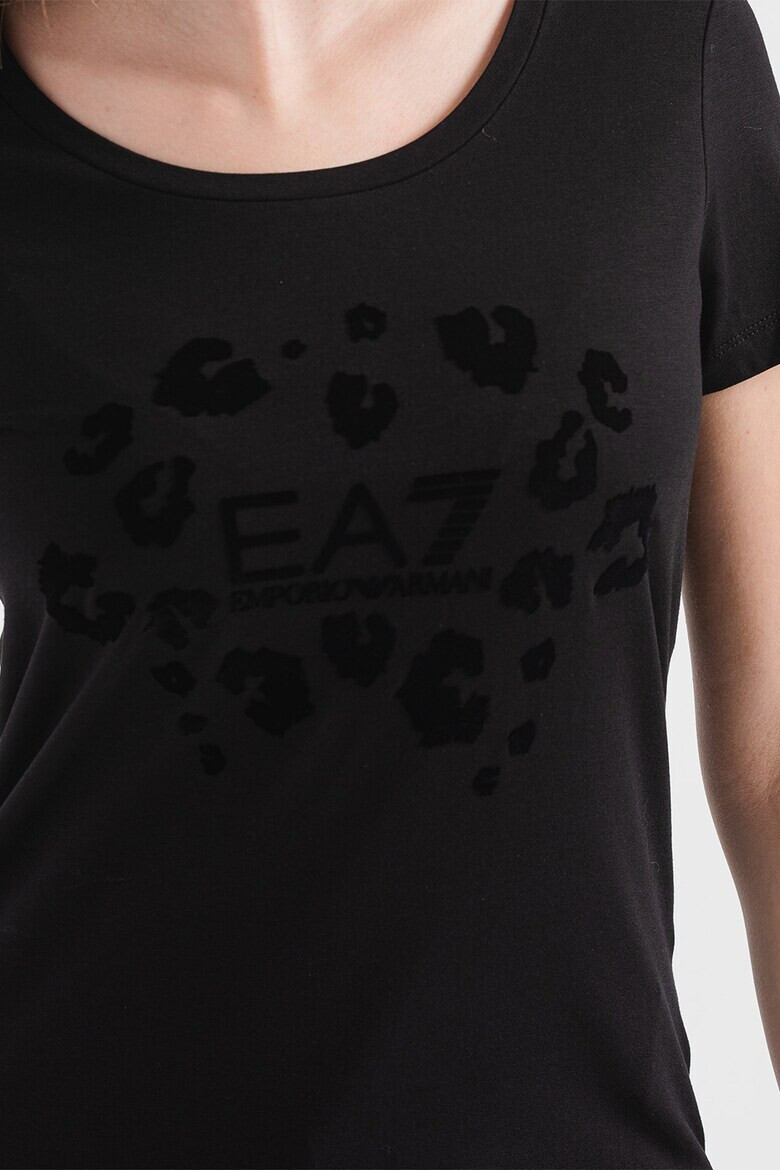 EA7 Тениска с модал с лого - Pepit.bg
