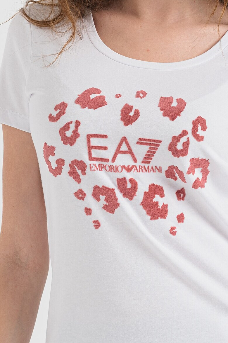 EA7 Тениска с модал с лого - Pepit.bg