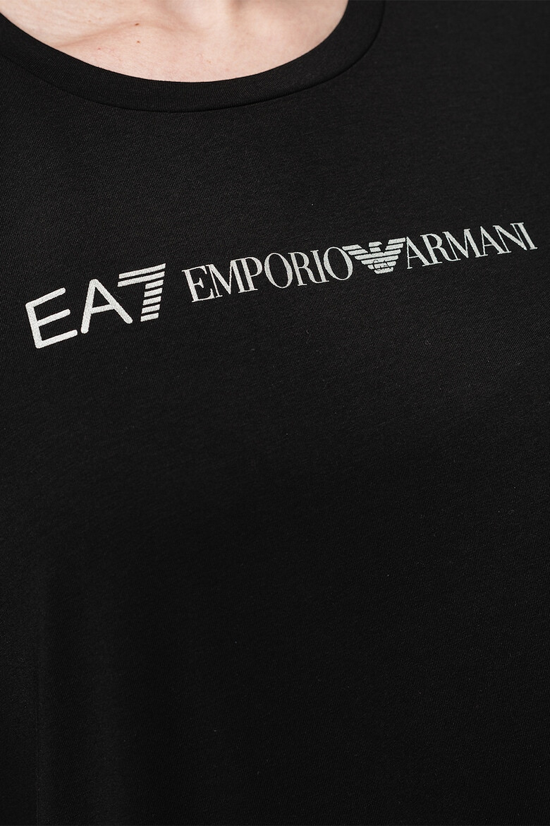 EA7 Тениска с паднали ръкави - Pepit.bg