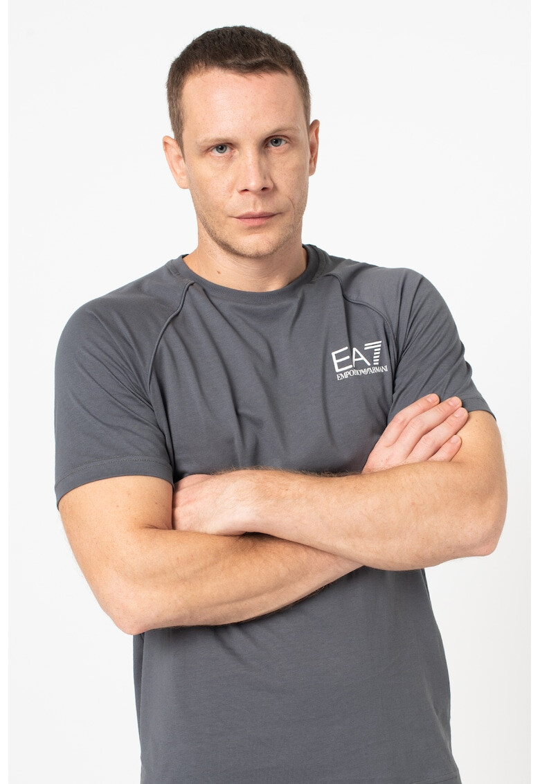 EA7 Тениска с ръкави реглан и лого - Pepit.bg