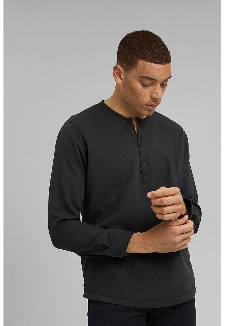 EDC by Esprit Блуза тип Henley от памук - Pepit.bg