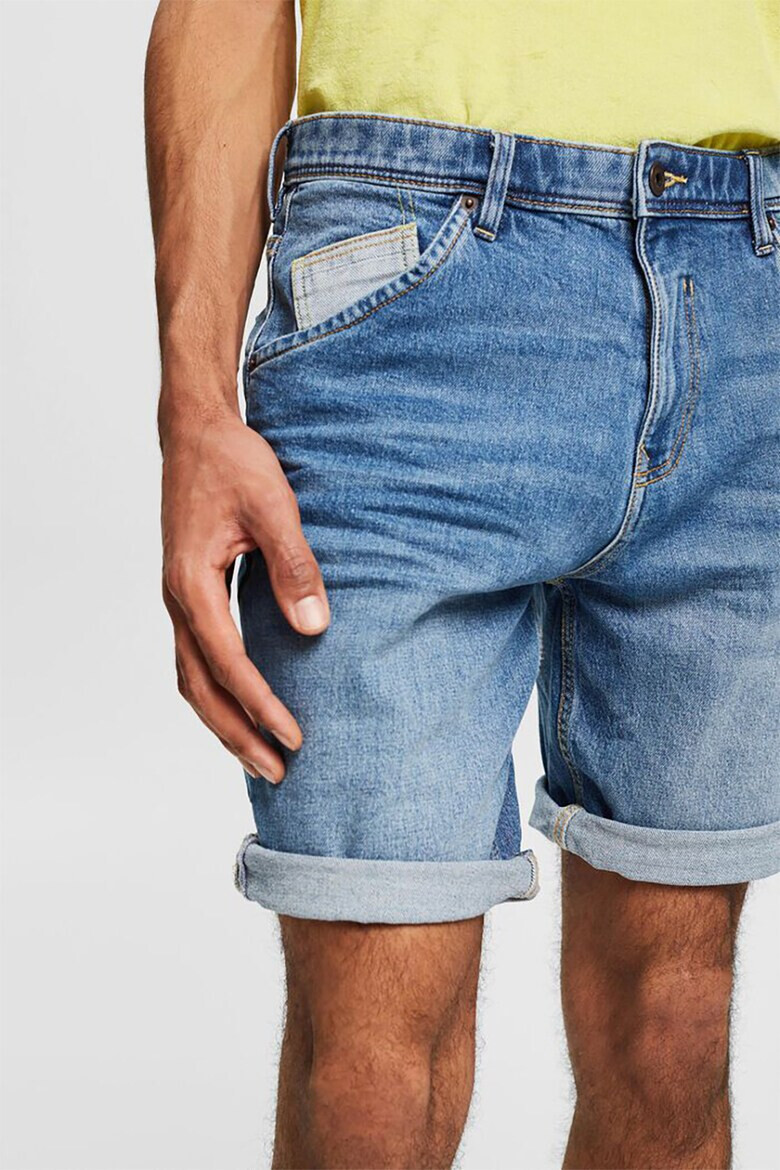EDC by Esprit Дънков къс панталон с 5 джоба - Pepit.bg