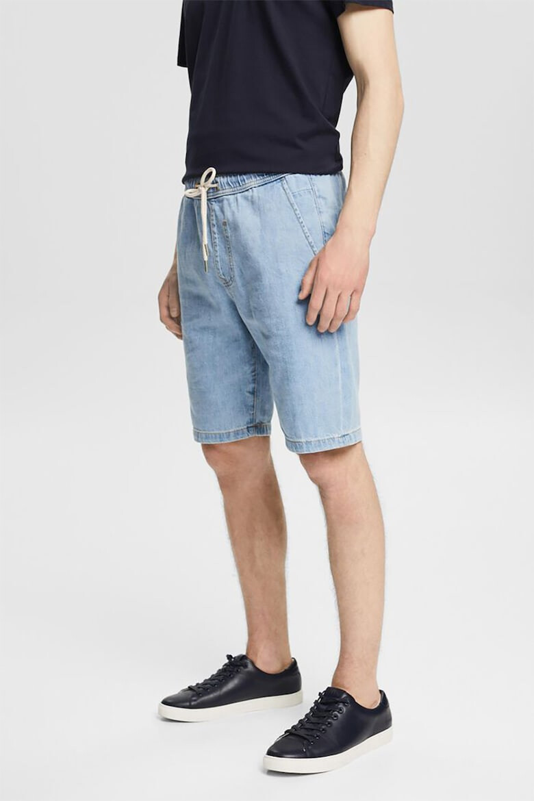 EDC by Esprit Къси дънки с връзка и еластична талия - Pepit.bg