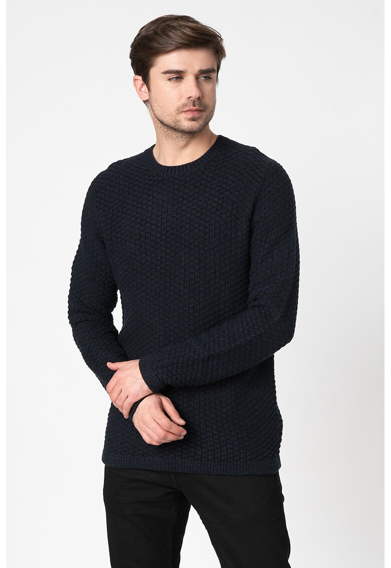 EDC by Esprit Релефен пуловер с памук - Pepit.bg