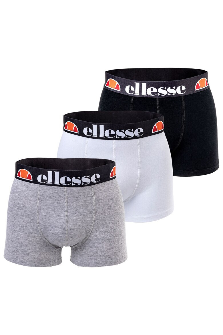 ELLESSE Боксерки с лого на талията - 3 чифта - Pepit.bg