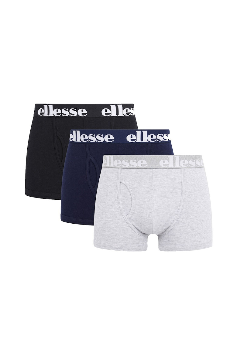 ELLESSE Боксерки с лого на талията - 3 чифта - Pepit.bg