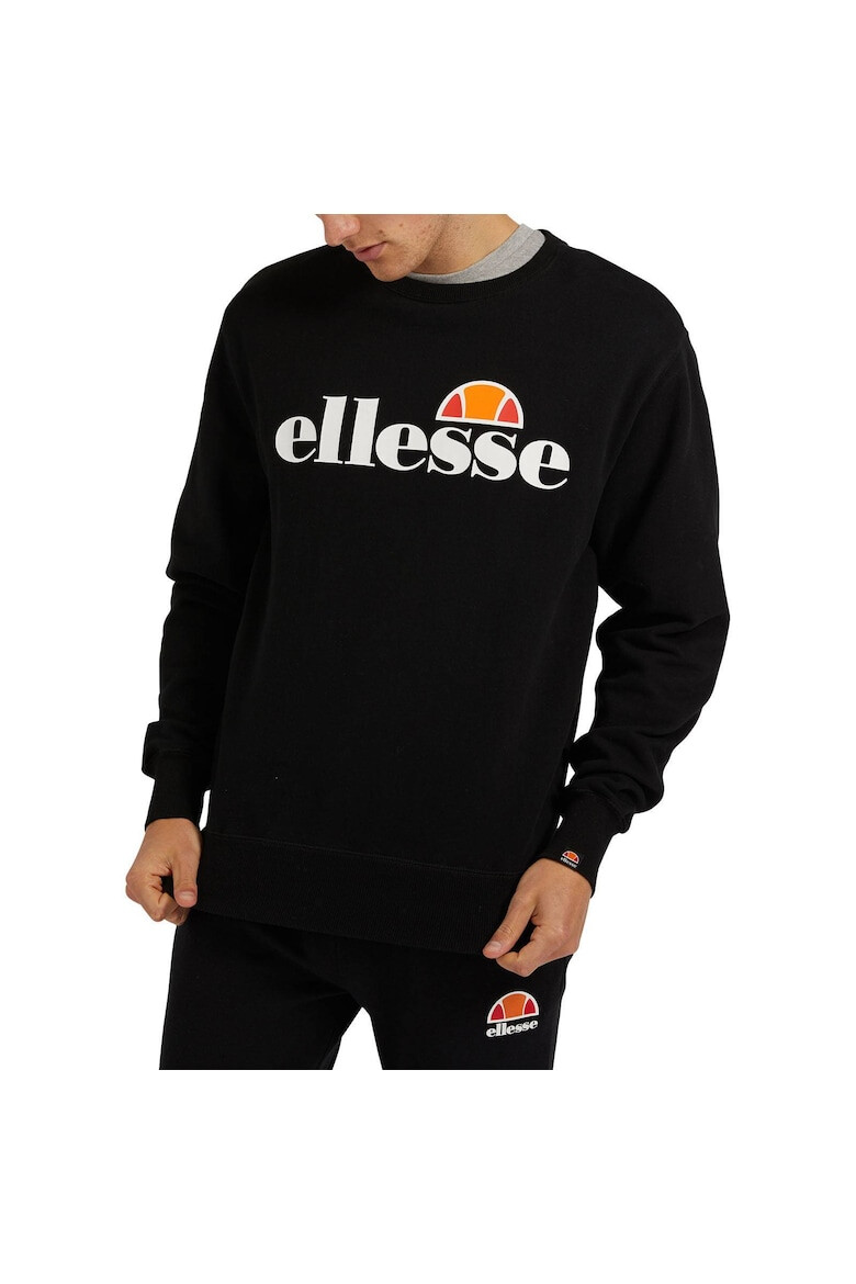 ELLESSE Суитшърт Succiso с овално деколте и лого - Pepit.bg