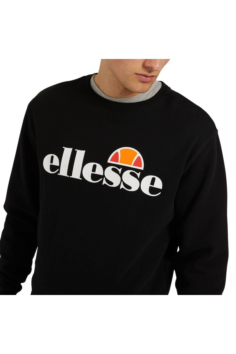 ELLESSE Суитшърт Succiso с овално деколте и лого - Pepit.bg