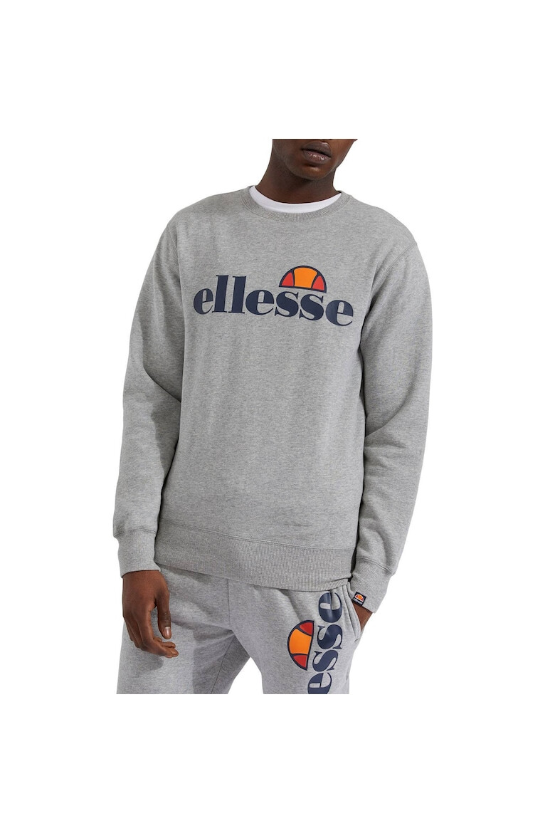 ELLESSE Суитшърт Succiso с овално деколте и лого - Pepit.bg