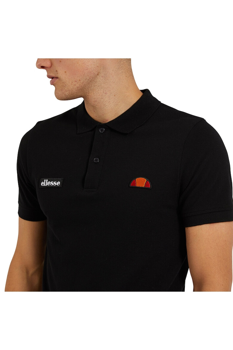 ELLESSE Тениска Montura с яка и апликации - Pepit.bg