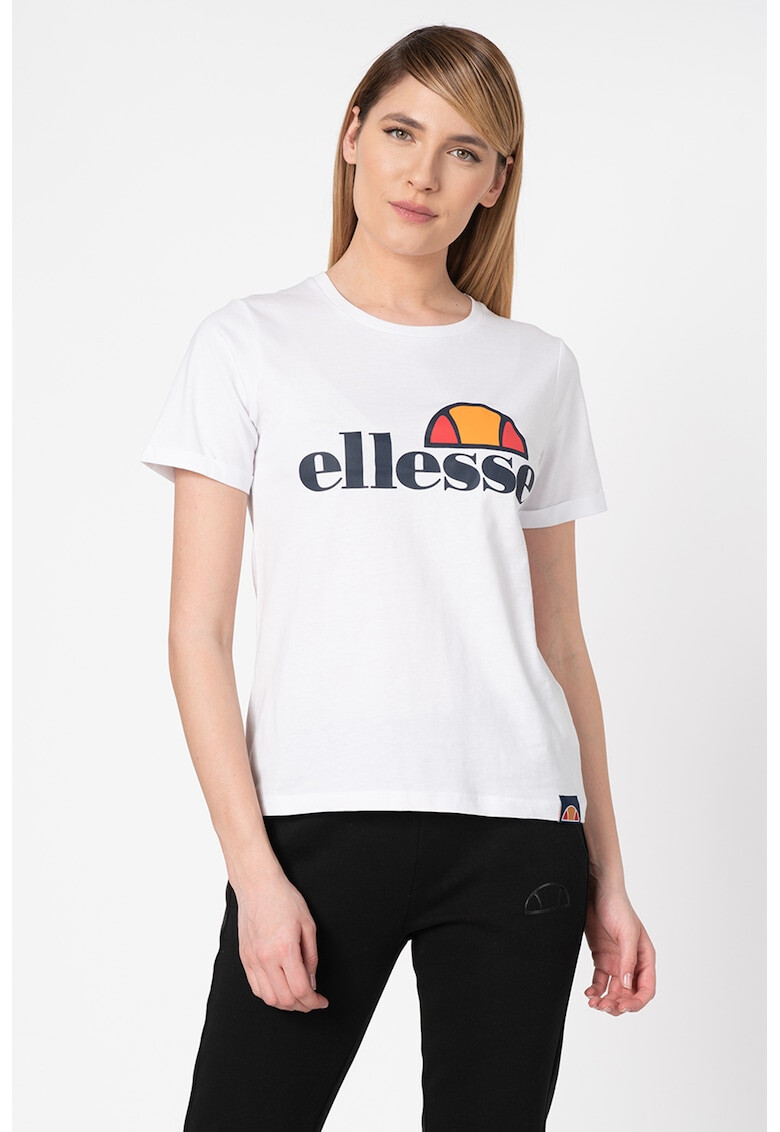 ELLESSE Tениска с овално деколте и лого - Pepit.bg