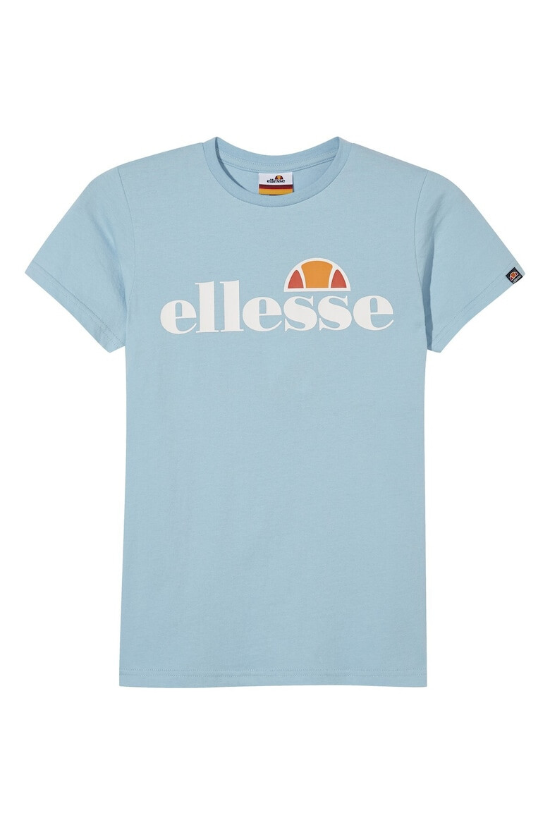 ELLESSE Тениска с овално деколте и лого - Pepit.bg