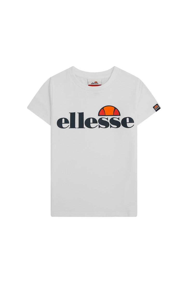 ELLESSE Тениска с овално деколте и лого - Pepit.bg