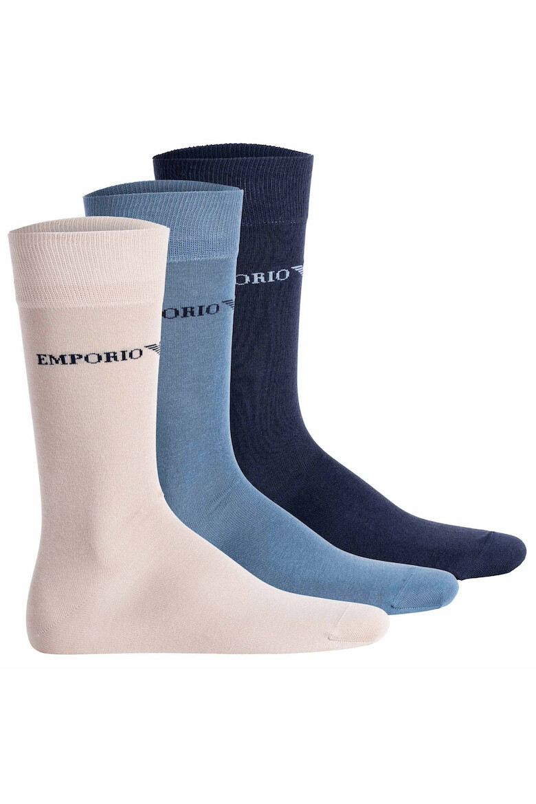 Emporio Armani Дълги чорапи - 3 чифта - Pepit.bg