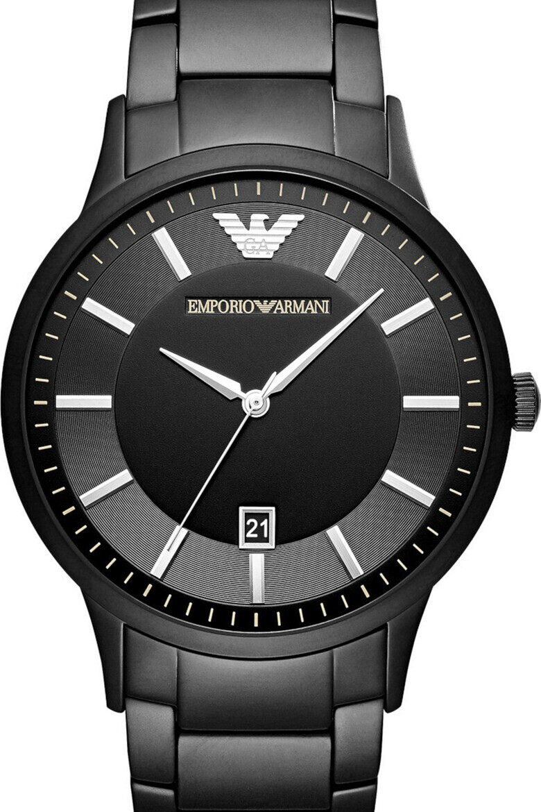 Emporio Armani Овален иноксов часовник - Pepit.bg