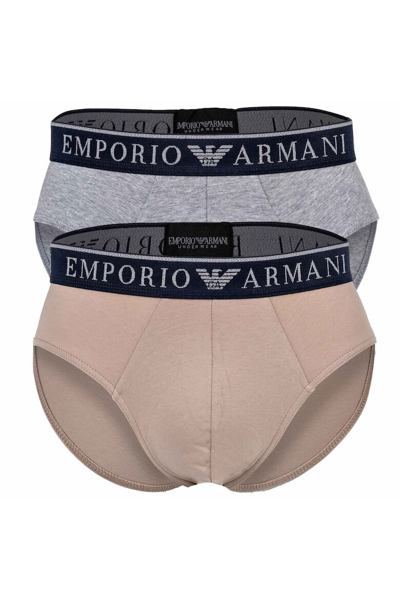 Emporio Armani Слипове с лого - 2 чифта - Pepit.bg