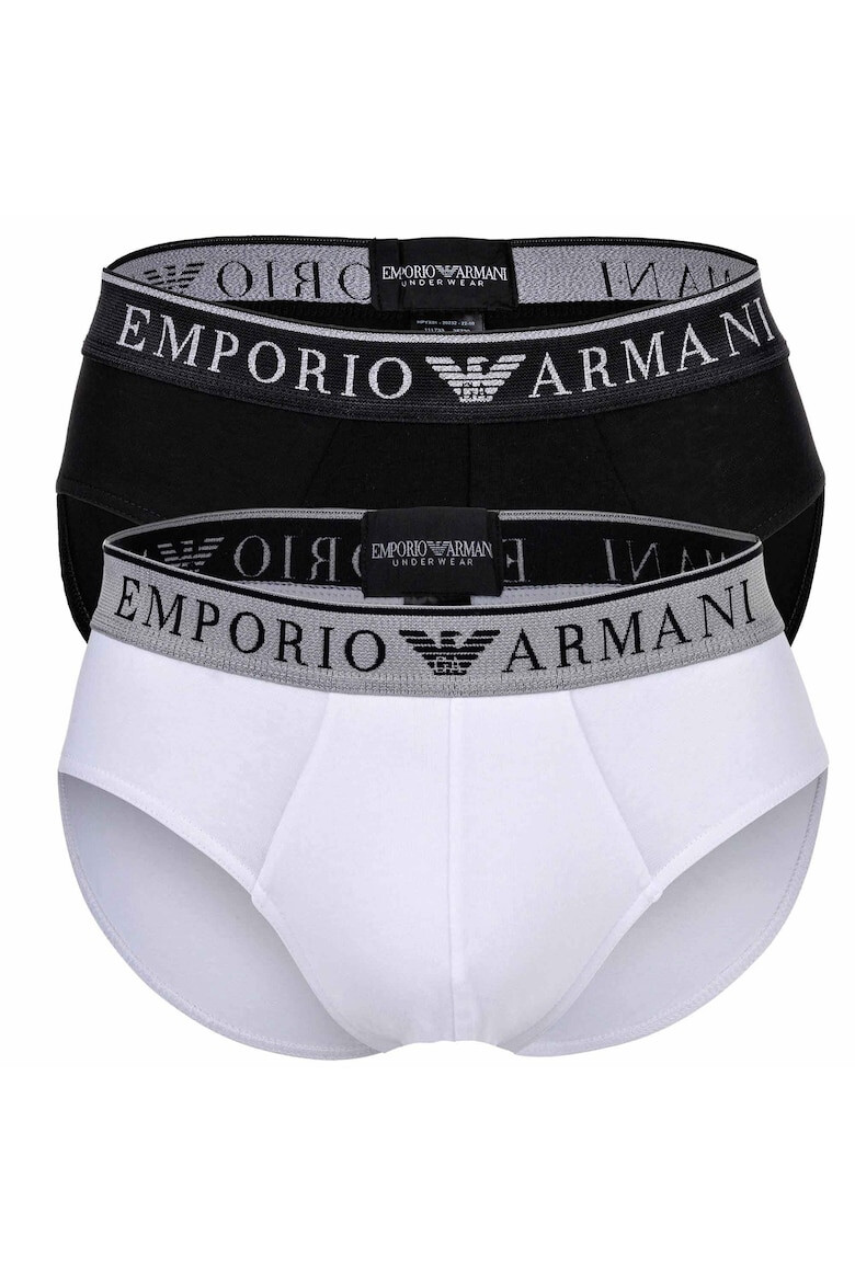 Emporio Armani Слипове с лого - 2 чифта - Pepit.bg