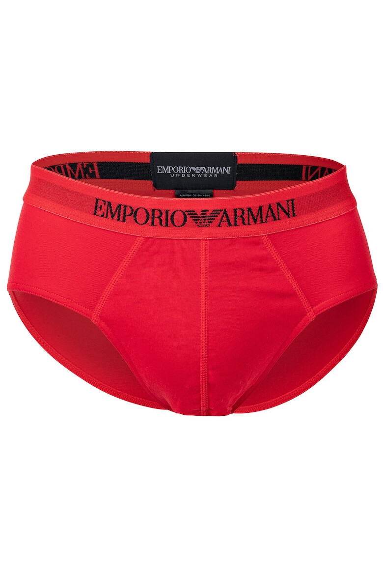 Emporio Armani Слипове с лого на талията - 3 чифта - Pepit.bg