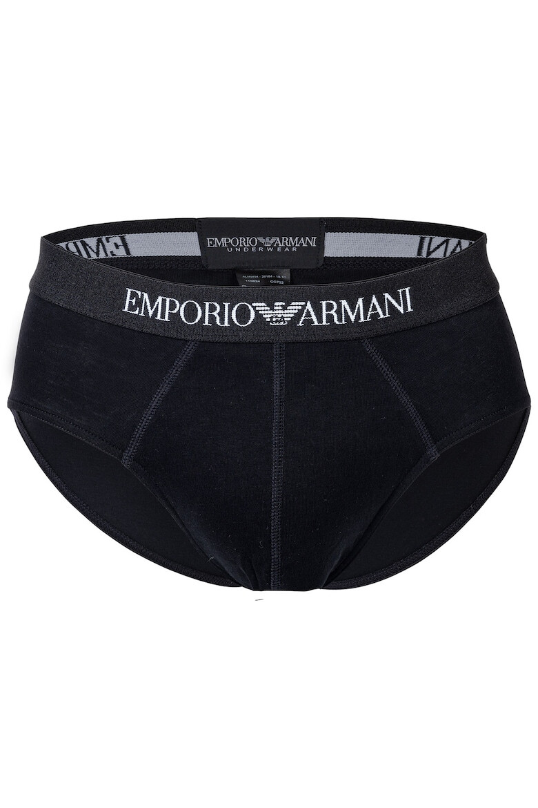 Emporio Armani Слипове с лого на талията - 3 чифта - Pepit.bg