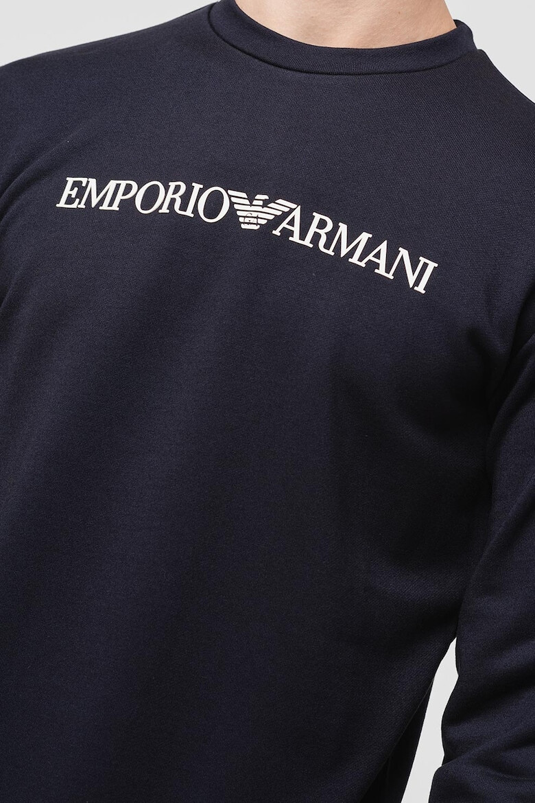 Emporio Armani Суитшърт с модал и лого - Pepit.bg