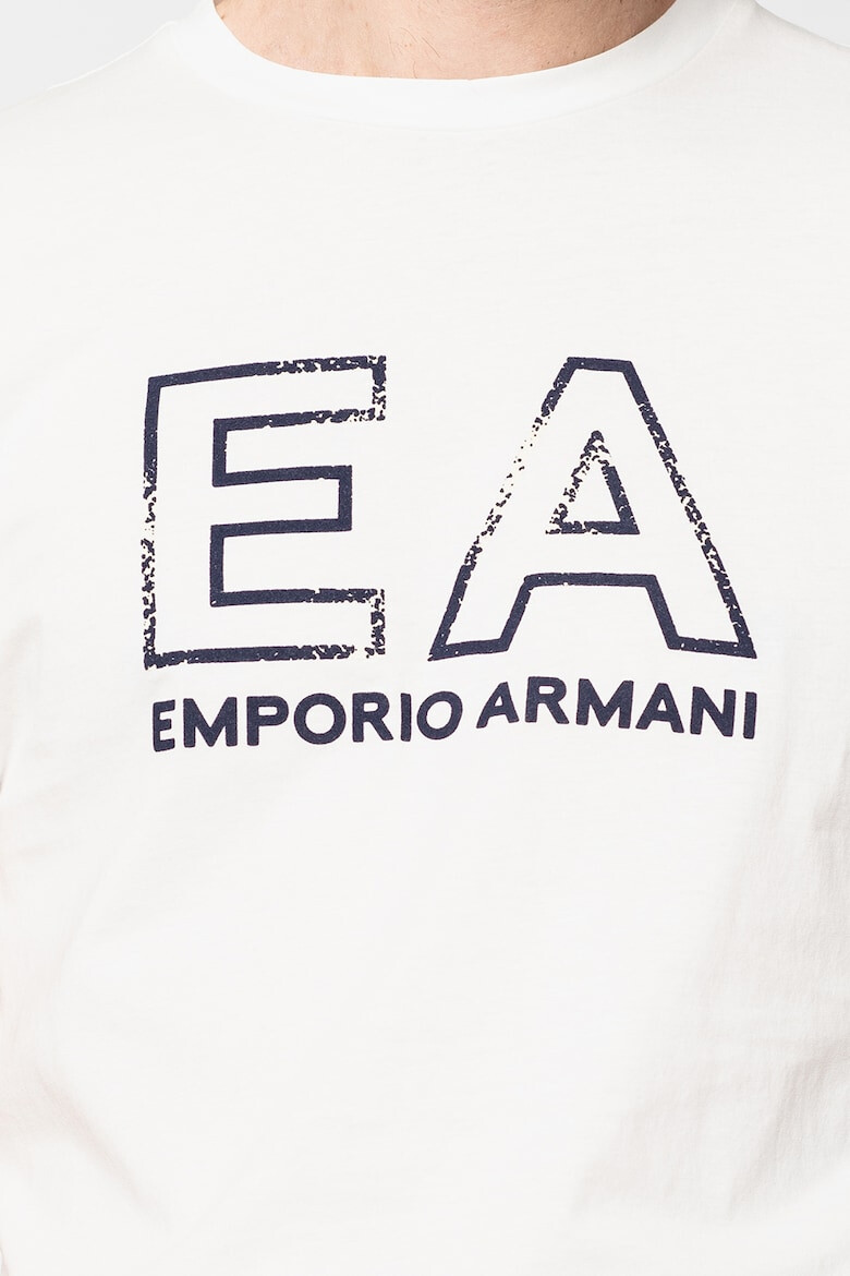 Emporio Armani Тениска с уголемено лого - Pepit.bg