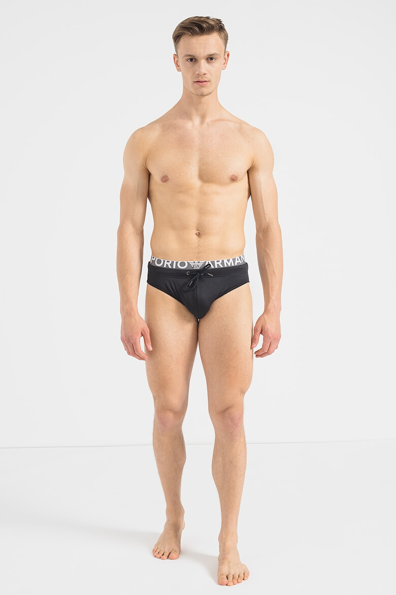 Emporio Armani Underwear Бански с лого на талията - Pepit.bg