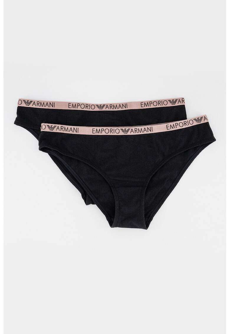 Emporio Armani Underwear Бикини с лого - 2 чифта - Pepit.bg