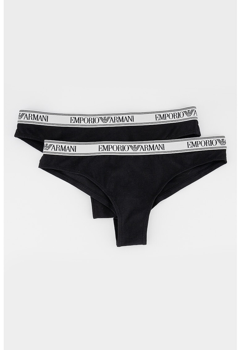 Emporio Armani Underwear Бикини тип бразилиана - 2 чифта - Pepit.bg