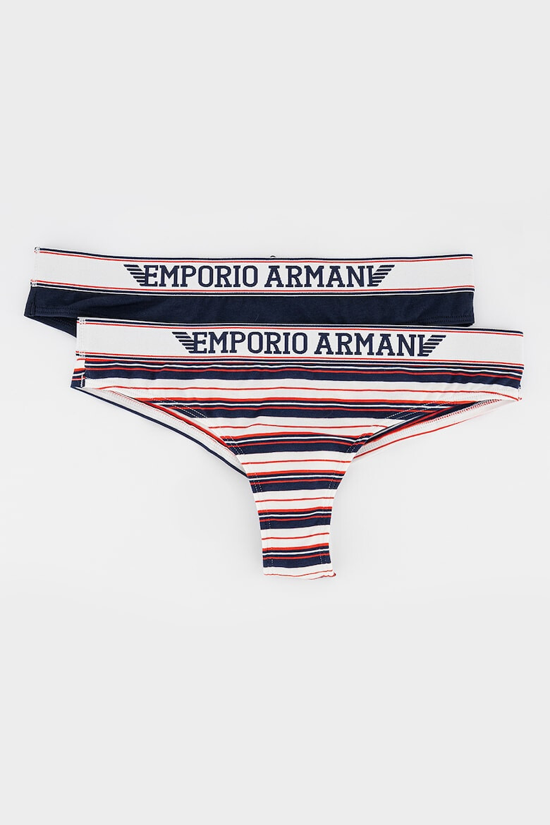 Emporio Armani Underwear Бикини тип бразилиана - 2 чифта - Pepit.bg