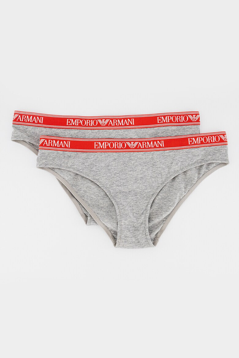 Emporio Armani Underwear Бикини тип бразилиана с лого - 2 чифта - Pepit.bg