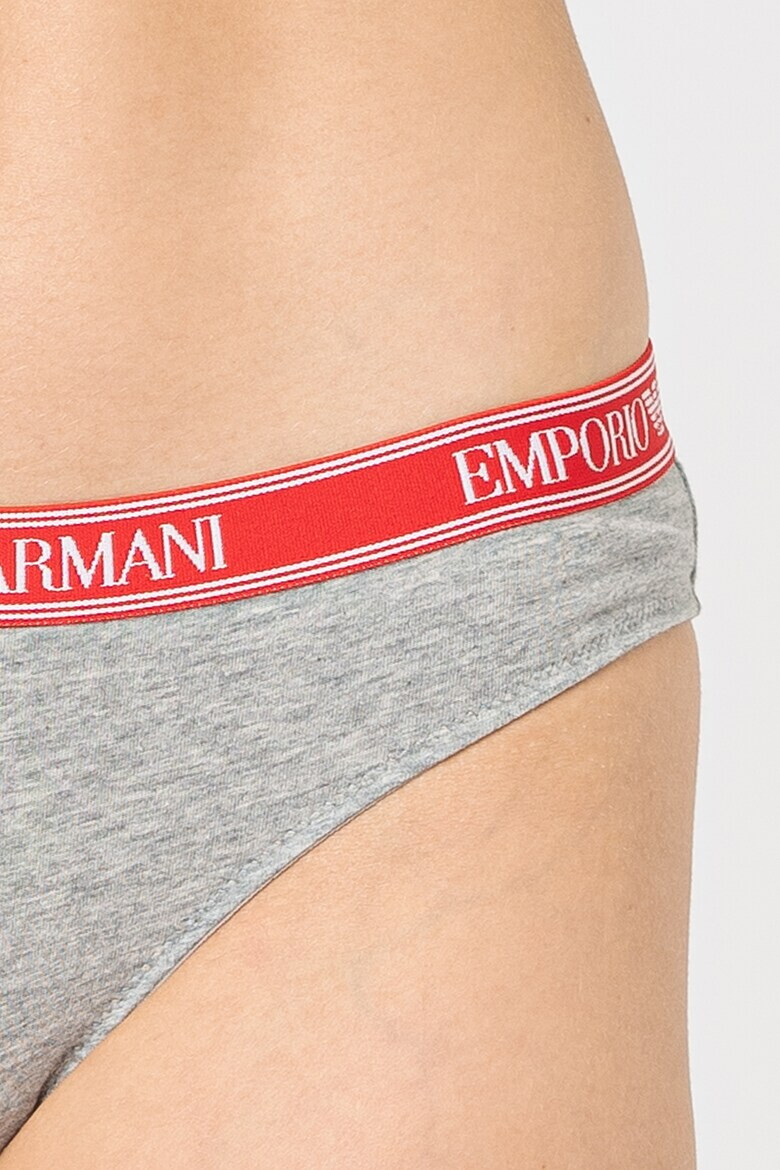 Emporio Armani Underwear Бикини тип бразилиана с лого - 2 чифта - Pepit.bg