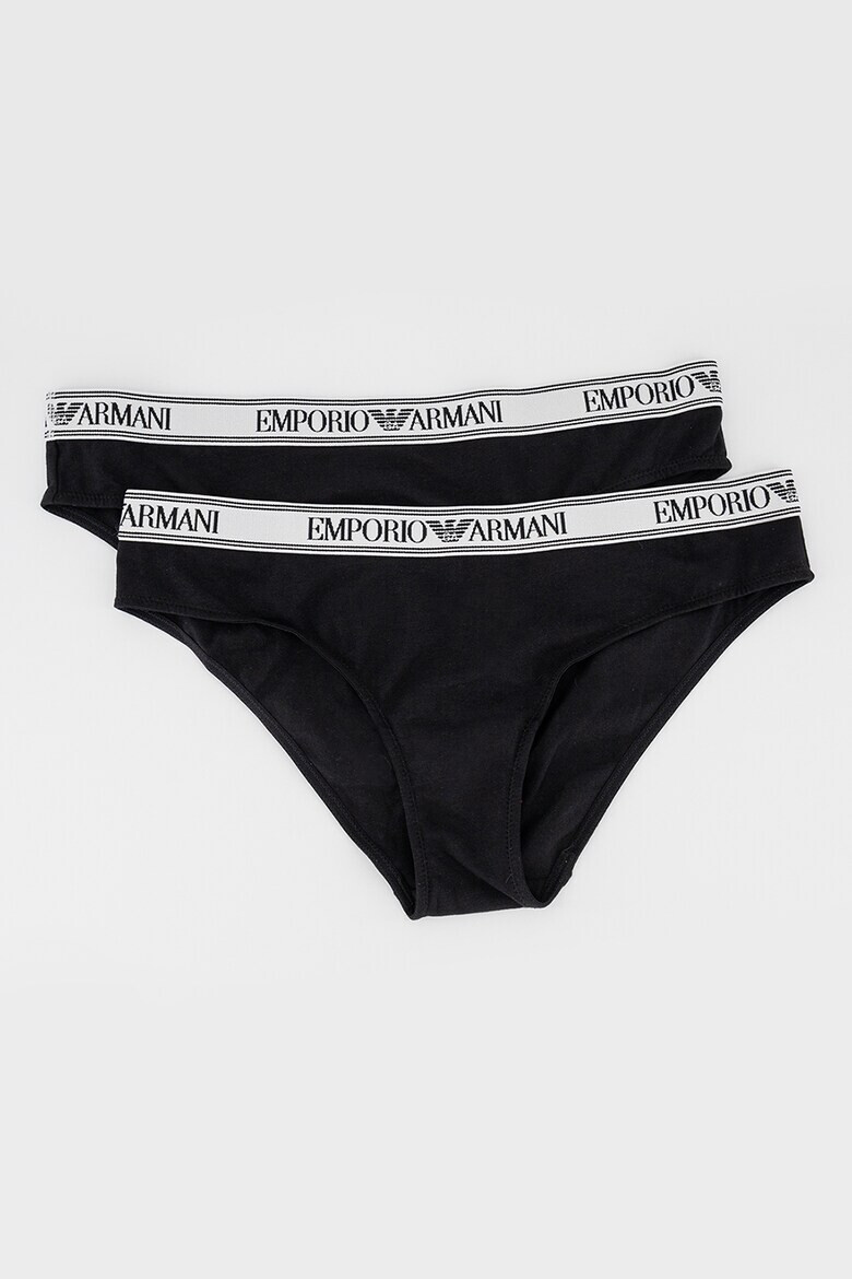 Emporio Armani Underwear Бикини тип бразилиана с лого - 2 чифта - Pepit.bg