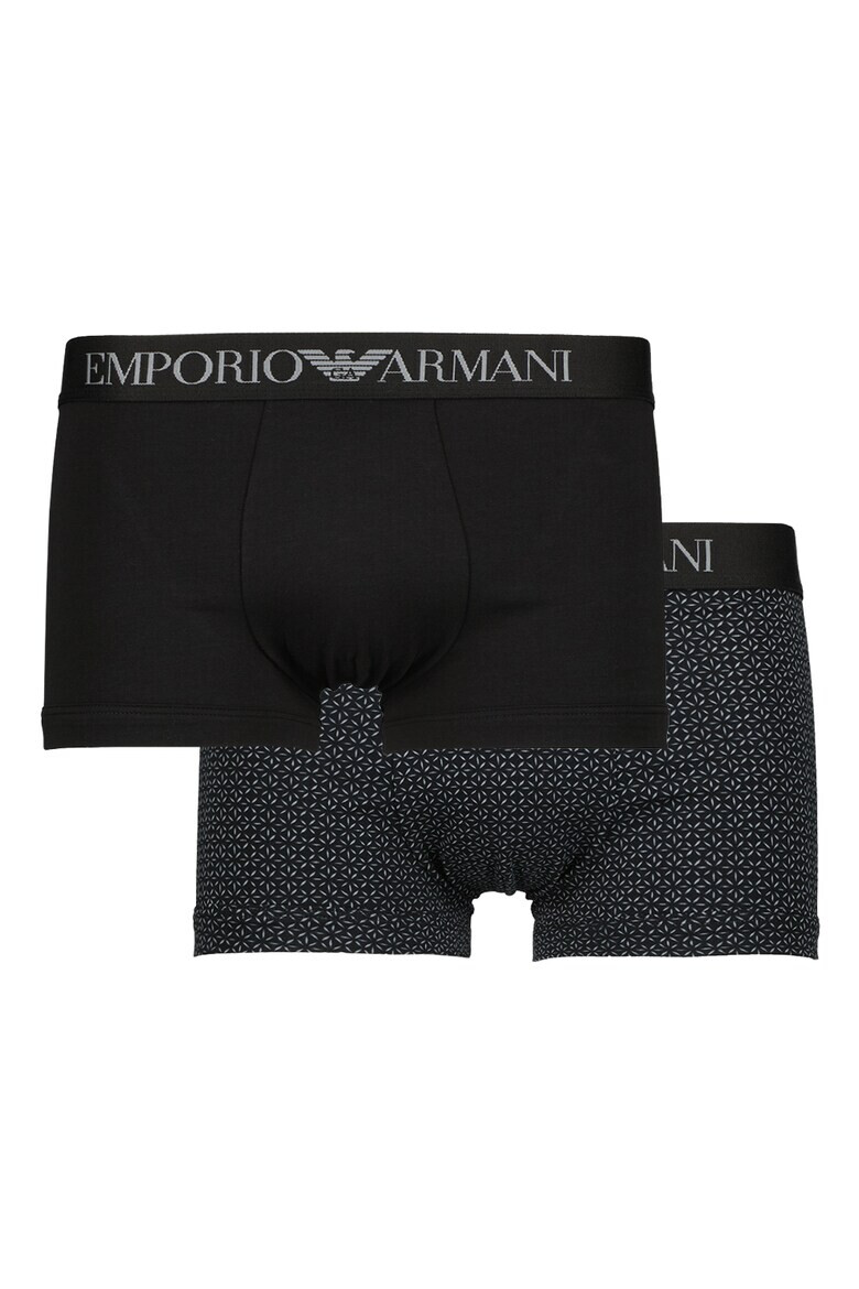 Emporio Armani Underwear Боксерки с лого - 2 чифта - Pepit.bg