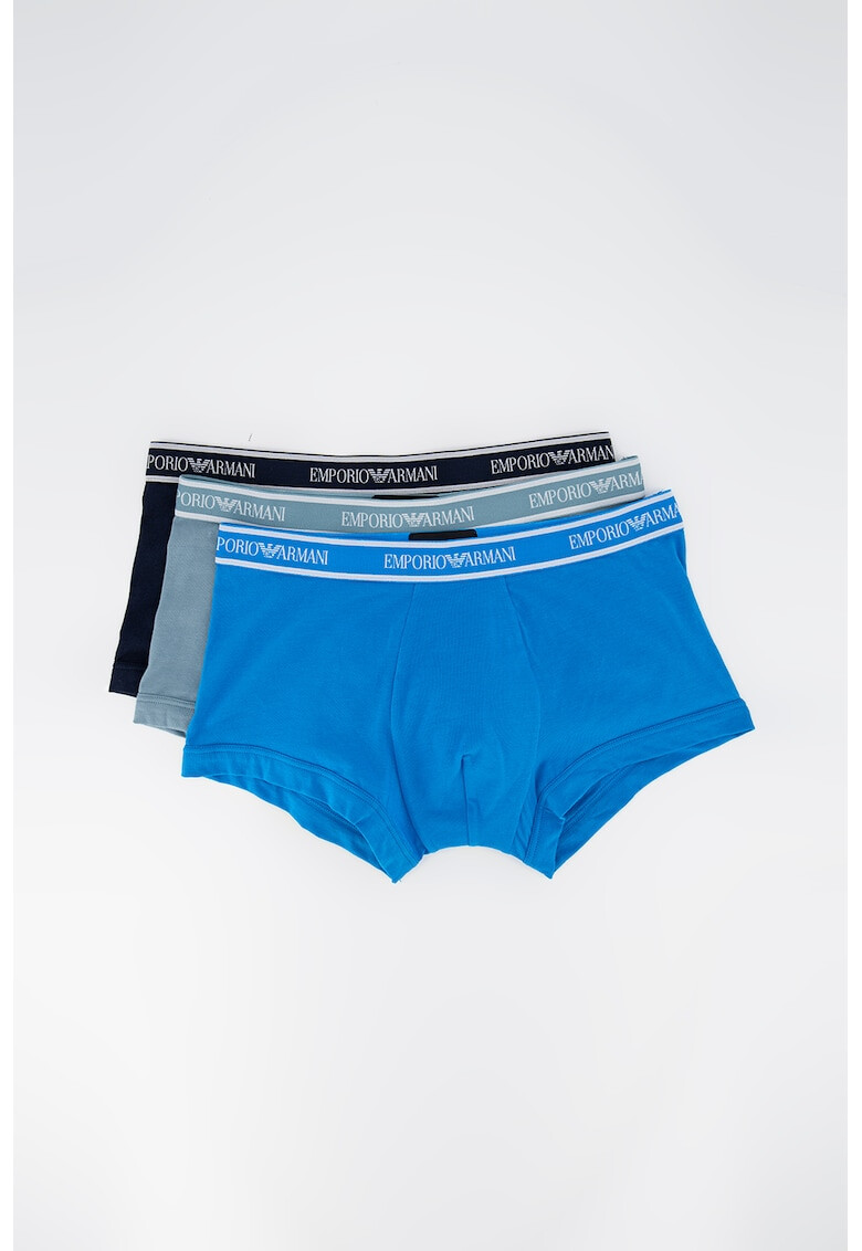 Emporio Armani Underwear Боксерки с лого - 3 чифта - Pepit.bg