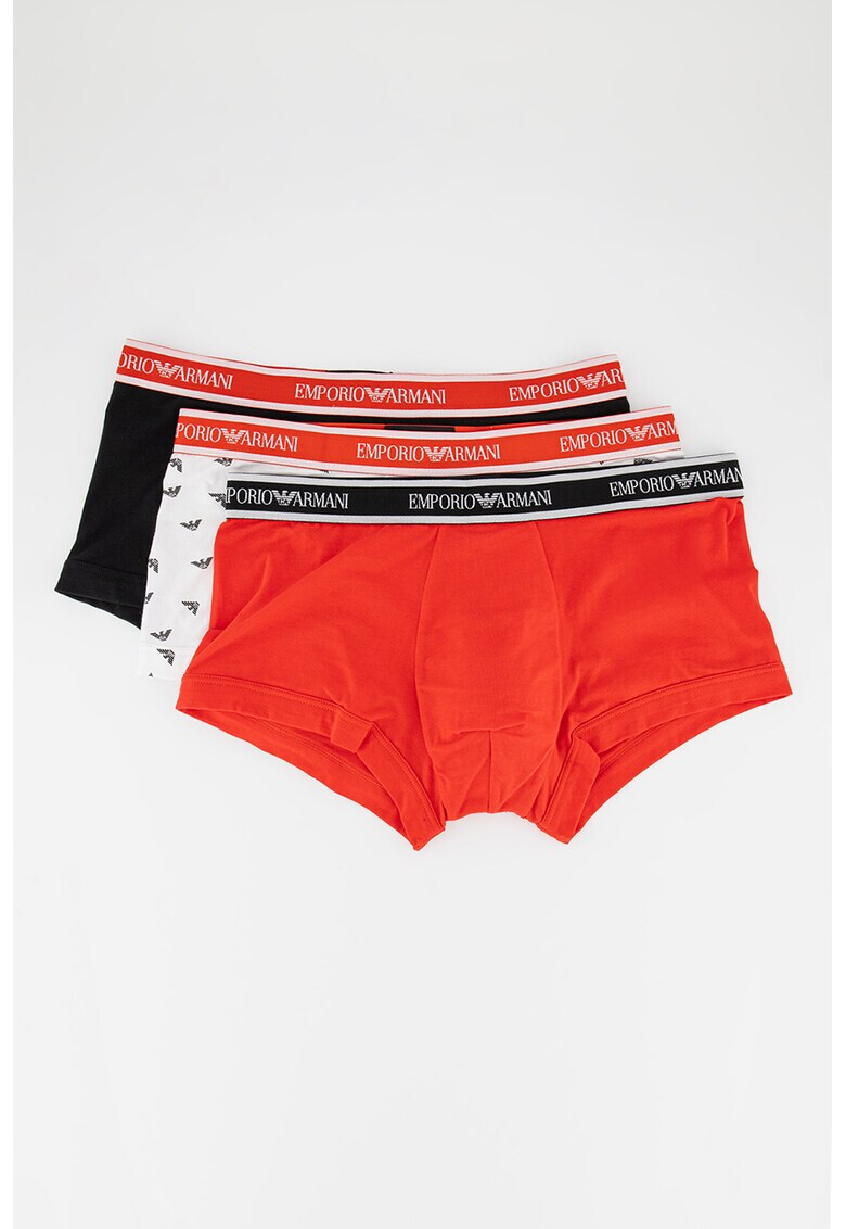 Emporio Armani Underwear Боксерки с лого 3 чифта - Pepit.bg