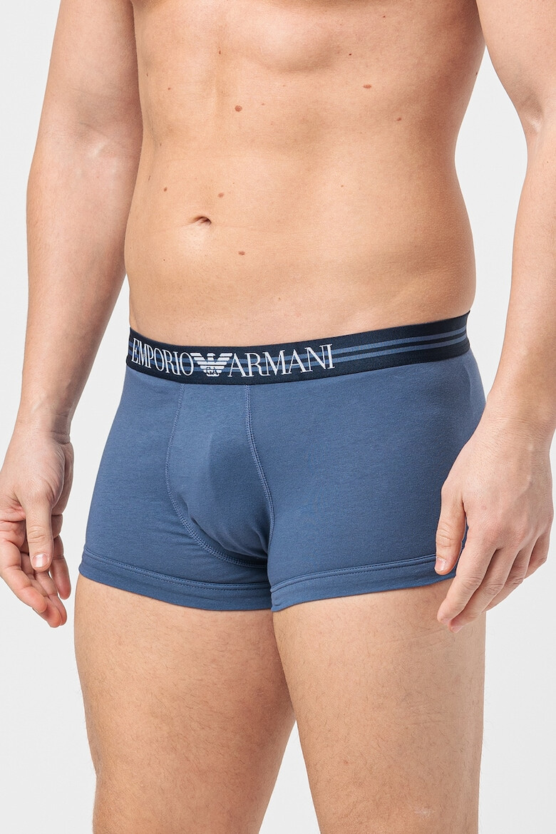 Emporio Armani Underwear Боксерки с лого - 3 чифта - Pepit.bg