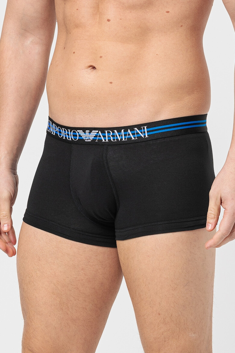 Emporio Armani Underwear Боксерки с лого - 3 чифта - Pepit.bg