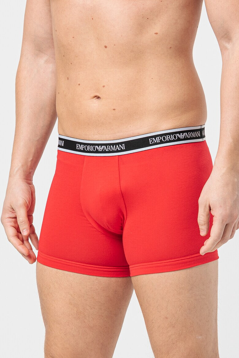 Emporio Armani Underwear Боксерки с лого - 3 чифта - Pepit.bg