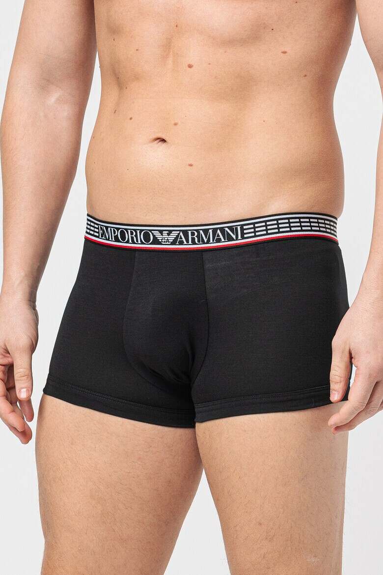 Emporio Armani Underwear Боксерки с лого - 3 чифта - Pepit.bg