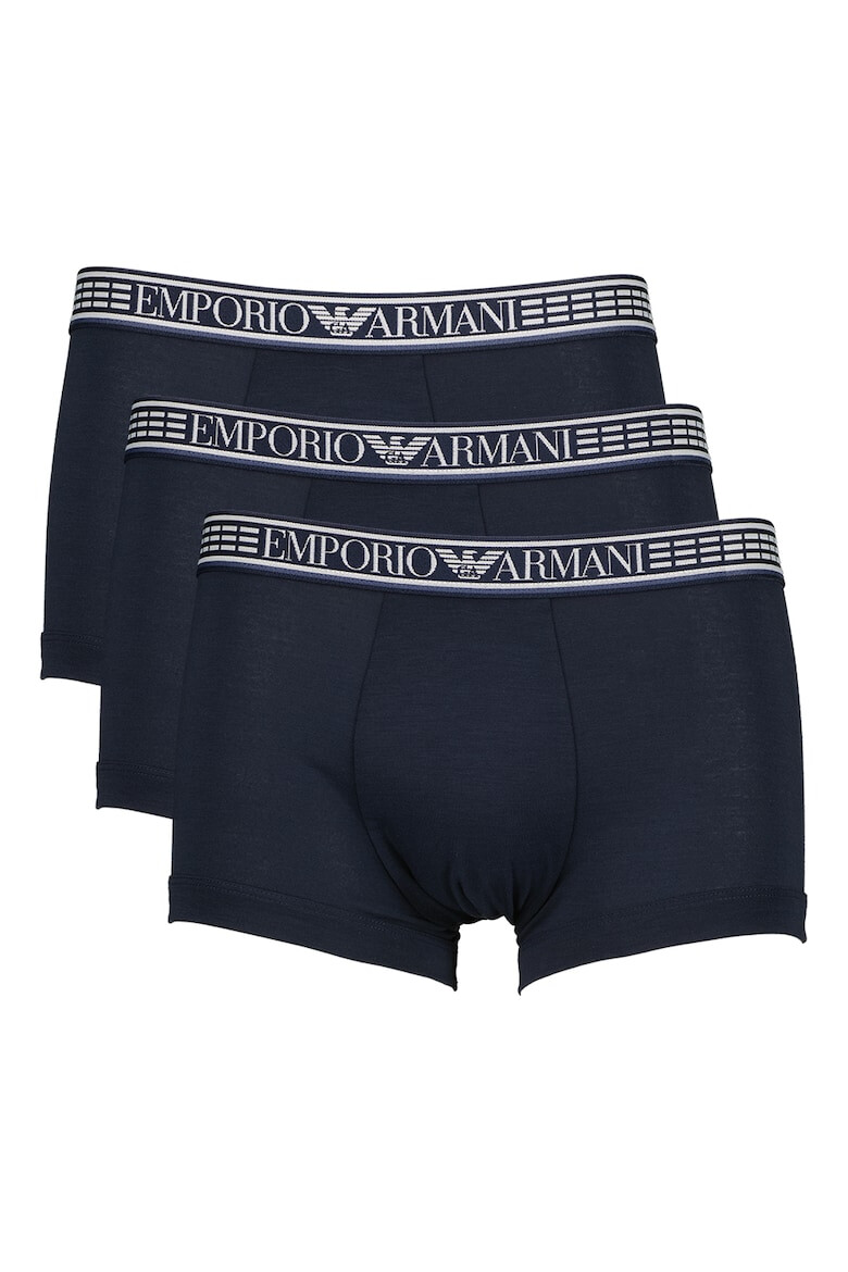 Emporio Armani Underwear Боксерки с лого - 3 чифта - Pepit.bg