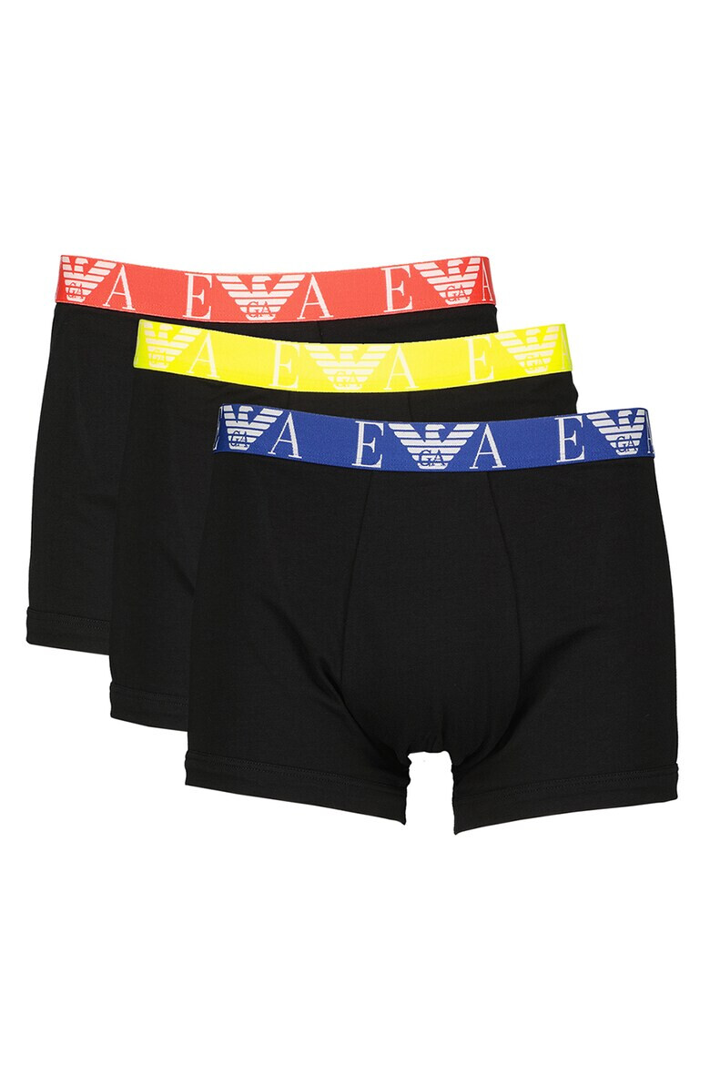 Emporio Armani Underwear Боксерки с лого - 3 чифта - Pepit.bg