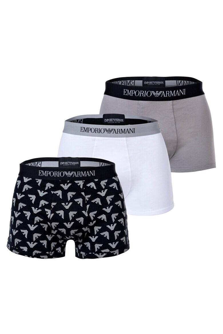 Emporio Armani Underwear Боксерки с лого - 3 чифта - Pepit.bg