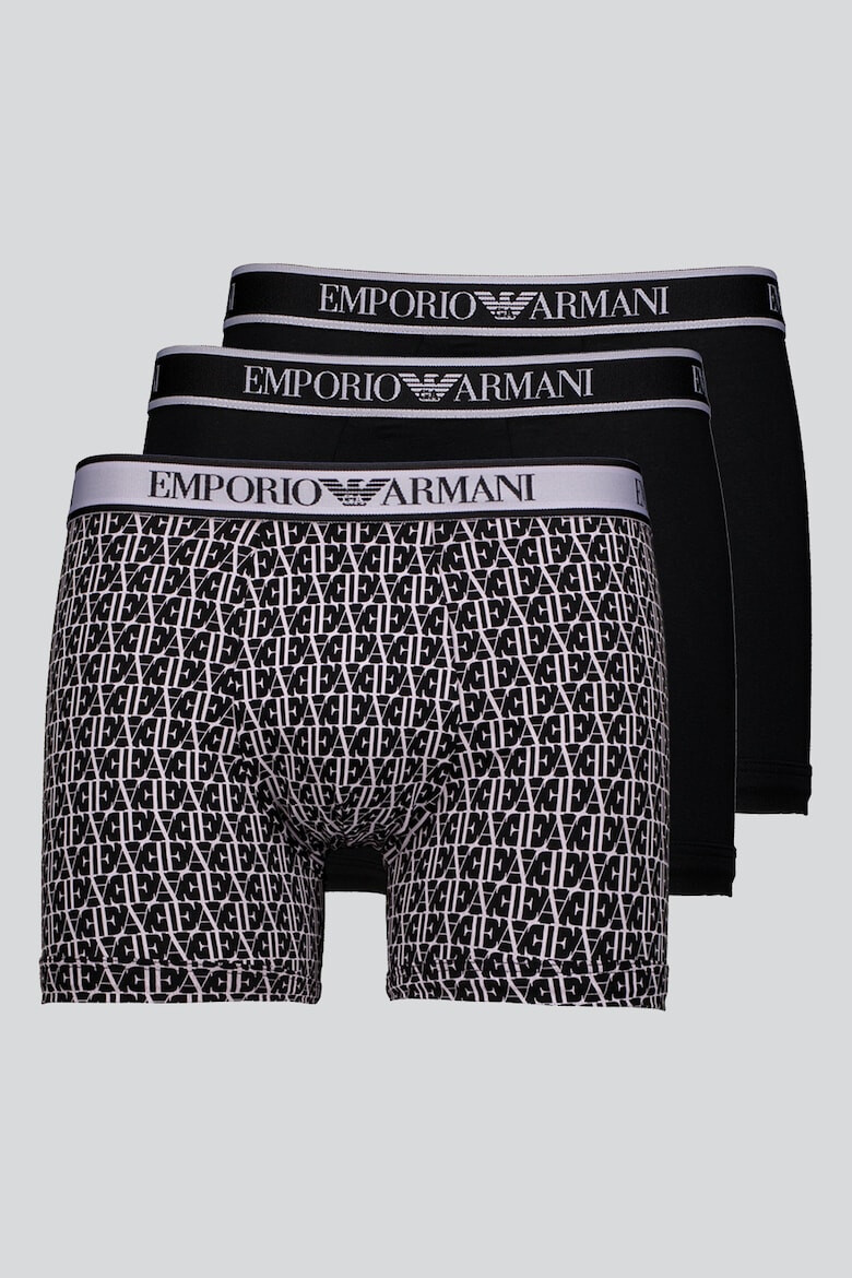 Emporio Armani Underwear Боксерки с лого 3 чифта - Pepit.bg