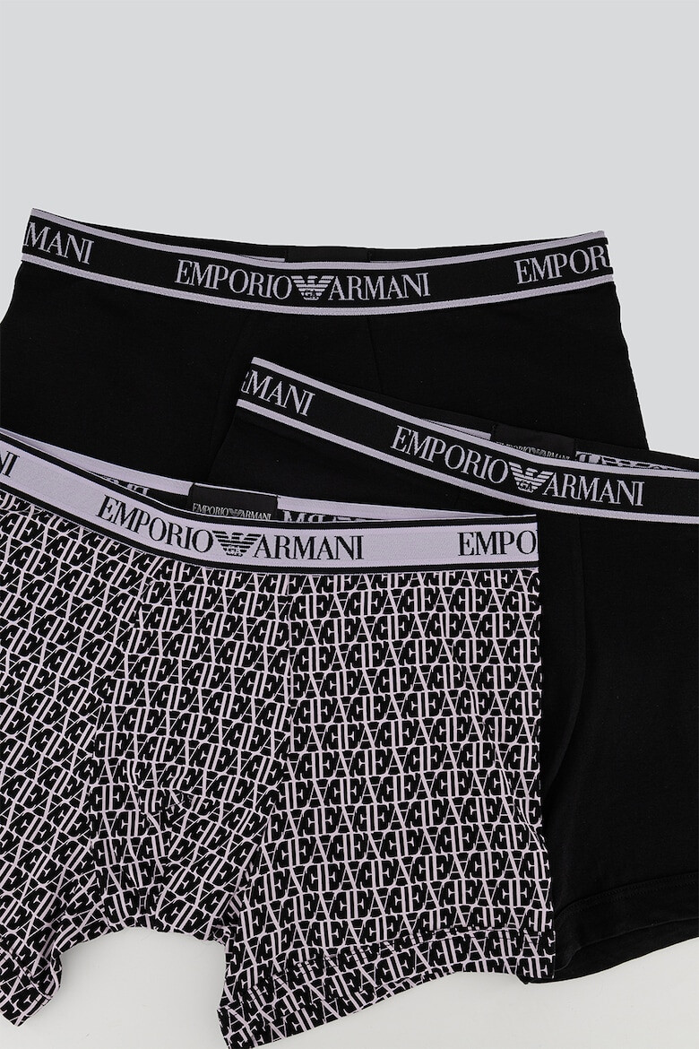 Emporio Armani Underwear Боксерки с лого 3 чифта - Pepit.bg