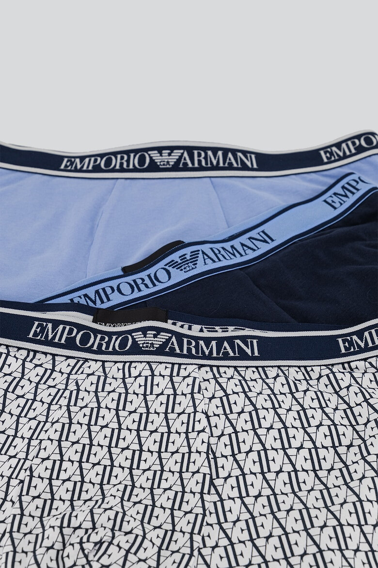 Emporio Armani Underwear Боксерки с лого - 3 чифта - Pepit.bg