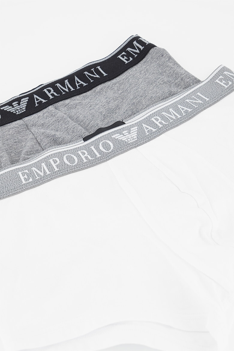 Emporio Armani Underwear Боксерки с лого на талията - 2 чифта - Pepit.bg