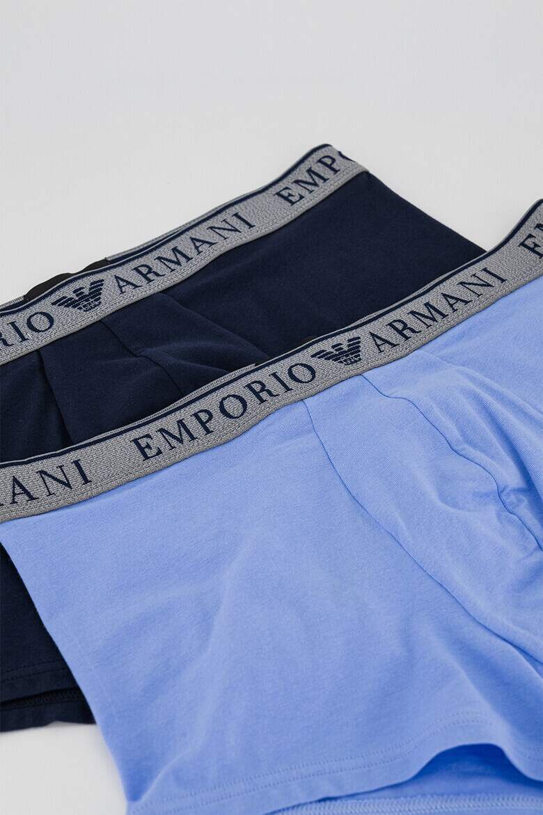 Emporio Armani Underwear Боксерки с лого на талията - 2 чифта - Pepit.bg