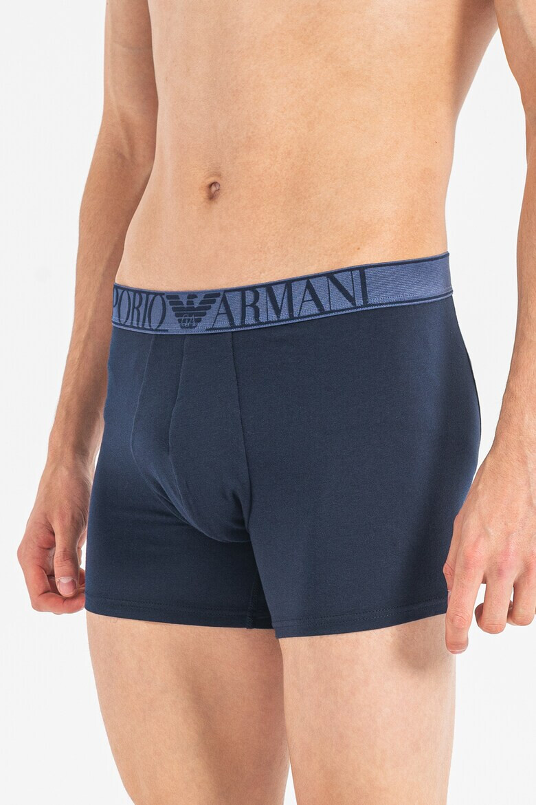 Emporio Armani Underwear Боксерки с лого на талията - 2 чифта - Pepit.bg