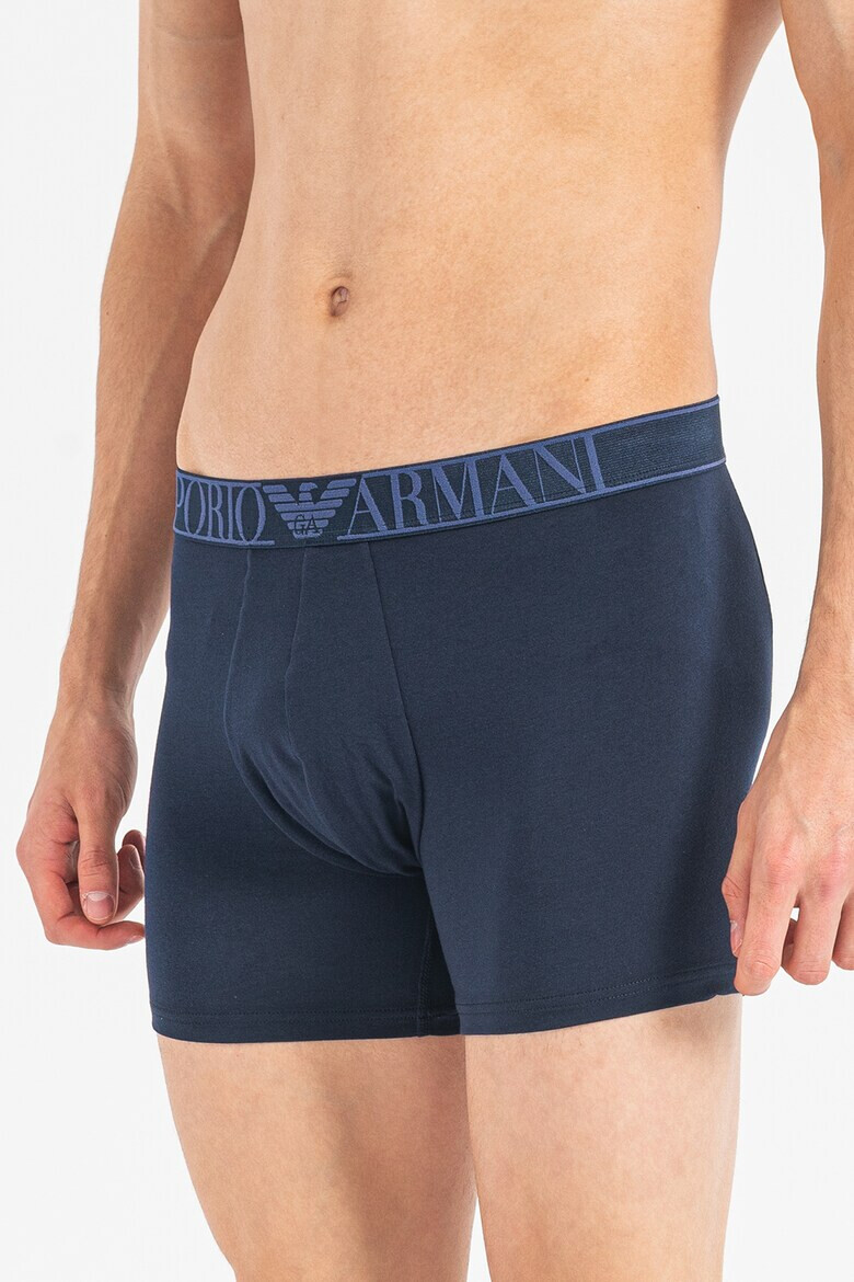 Emporio Armani Underwear Боксерки с лого на талията - 2 чифта - Pepit.bg